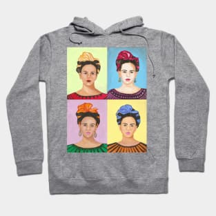 Frida Kahlo Inspired Pop Art Painting Hoodie